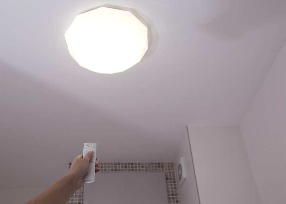 You should turn off the light at night to get rid of spiders or bugs