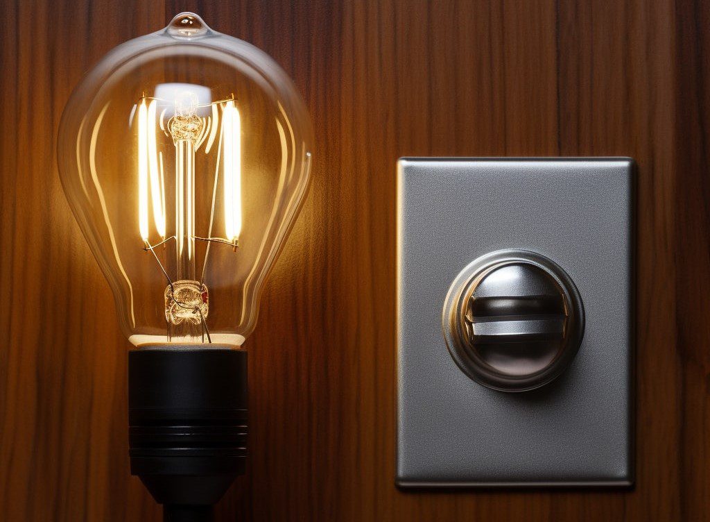 light bulb stays on when switch is off you should take the compatibility of the bulbs and the switches into consideration